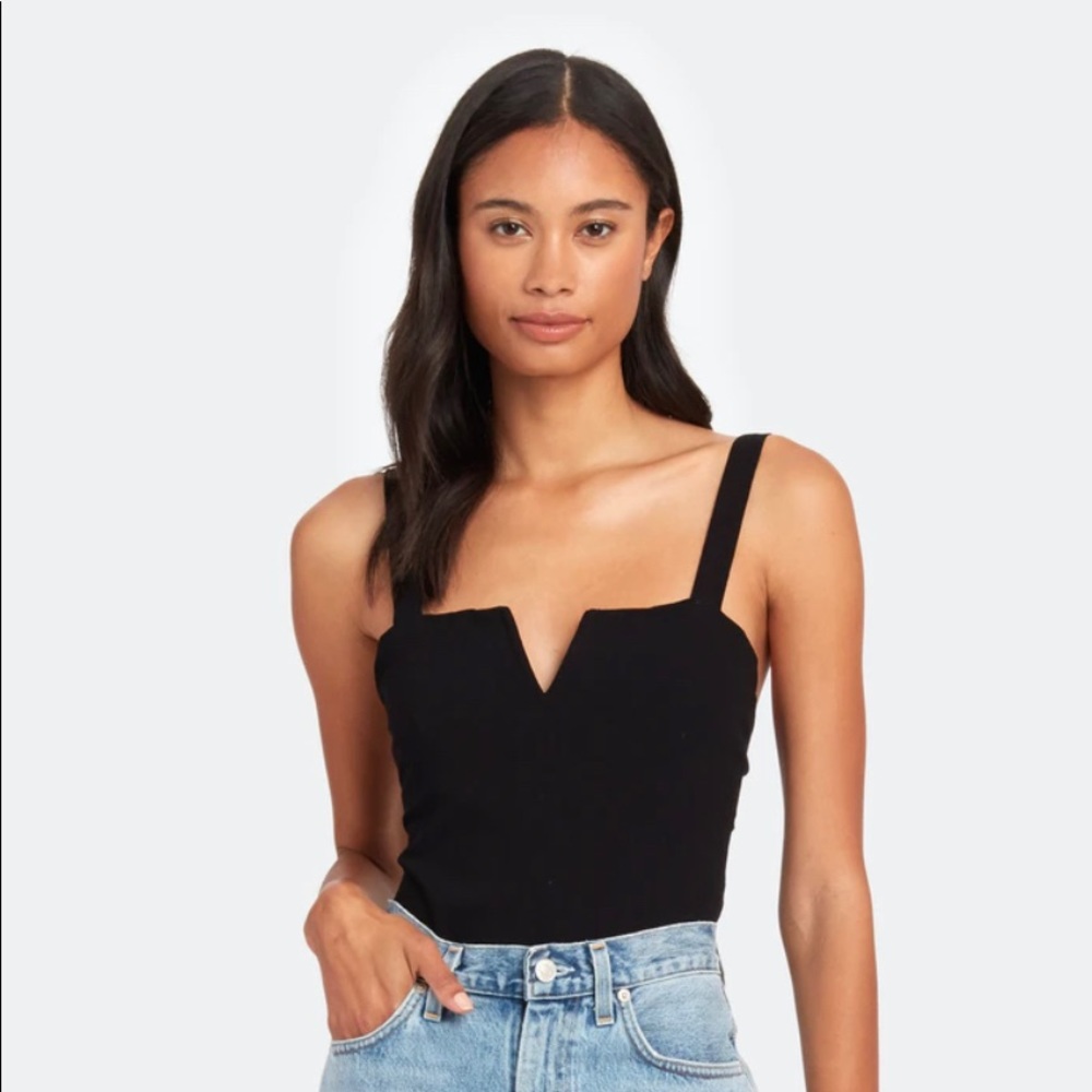 Free People Pippa V-Wire Bodysuit